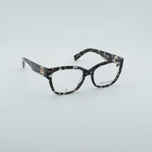 Longchamp LO2712 005 Eyeglasses Grey Havana 53mm Square Frame